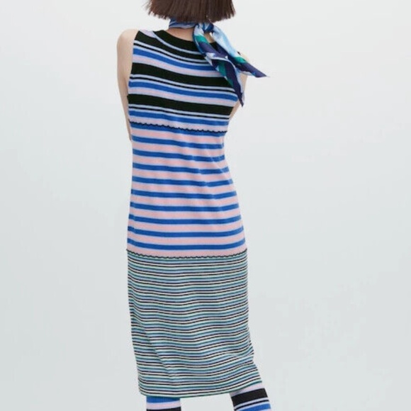 Marni Uniqlo collab merino blend sleeveless midi dress NWT - Picture 2 of 13